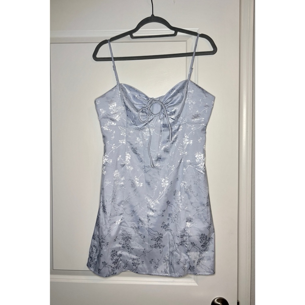 Hello Molly Light Blue Floral Dress